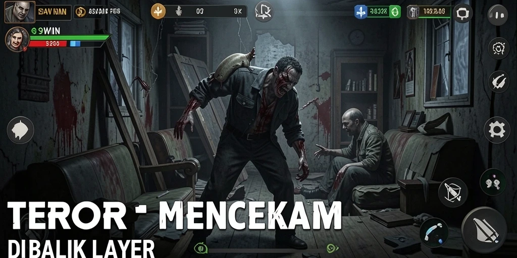 Gameplay menegangkan dalam suasana horor mencekam.