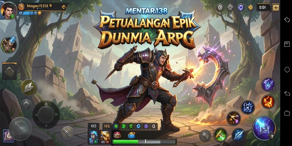 Tampilan gameplay MENTARI138 yang menakjubkan dengan aksi ARPG seru.