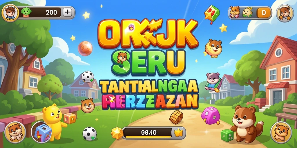 Gameplay seru dan menantang dalam game Puzzle OKJK.