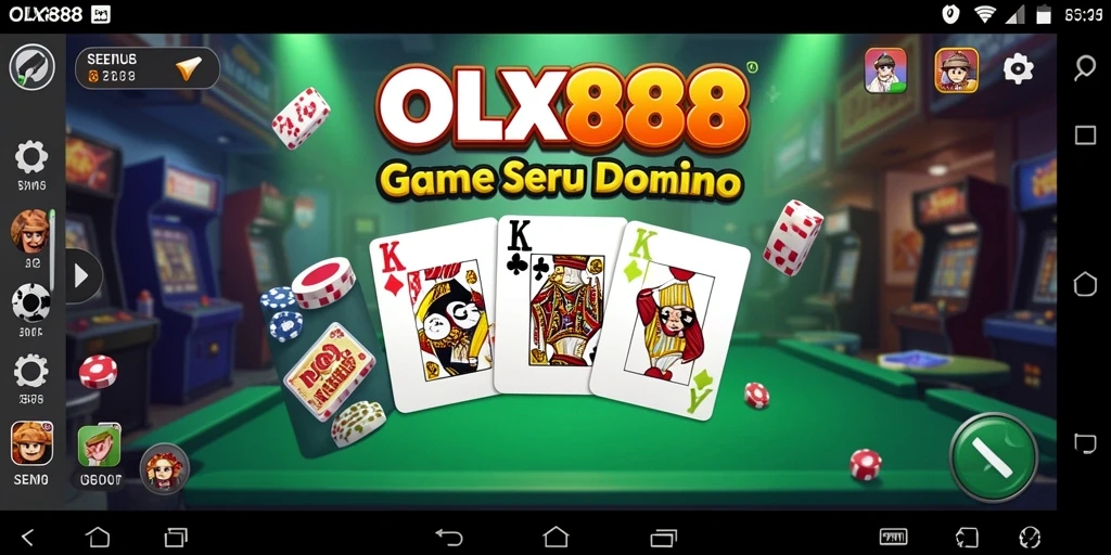 Tampilan gameplay seru dari OLX888 yang penuh strategi.