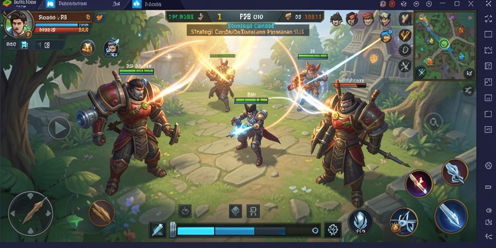 Tampilan gameplay PP88 yang menampilkan strategi cerdas dan aksi pertempuran.