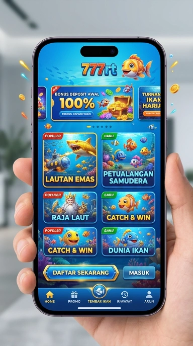 Tampilan antarmuka pengguna 777rt yang sederhana.